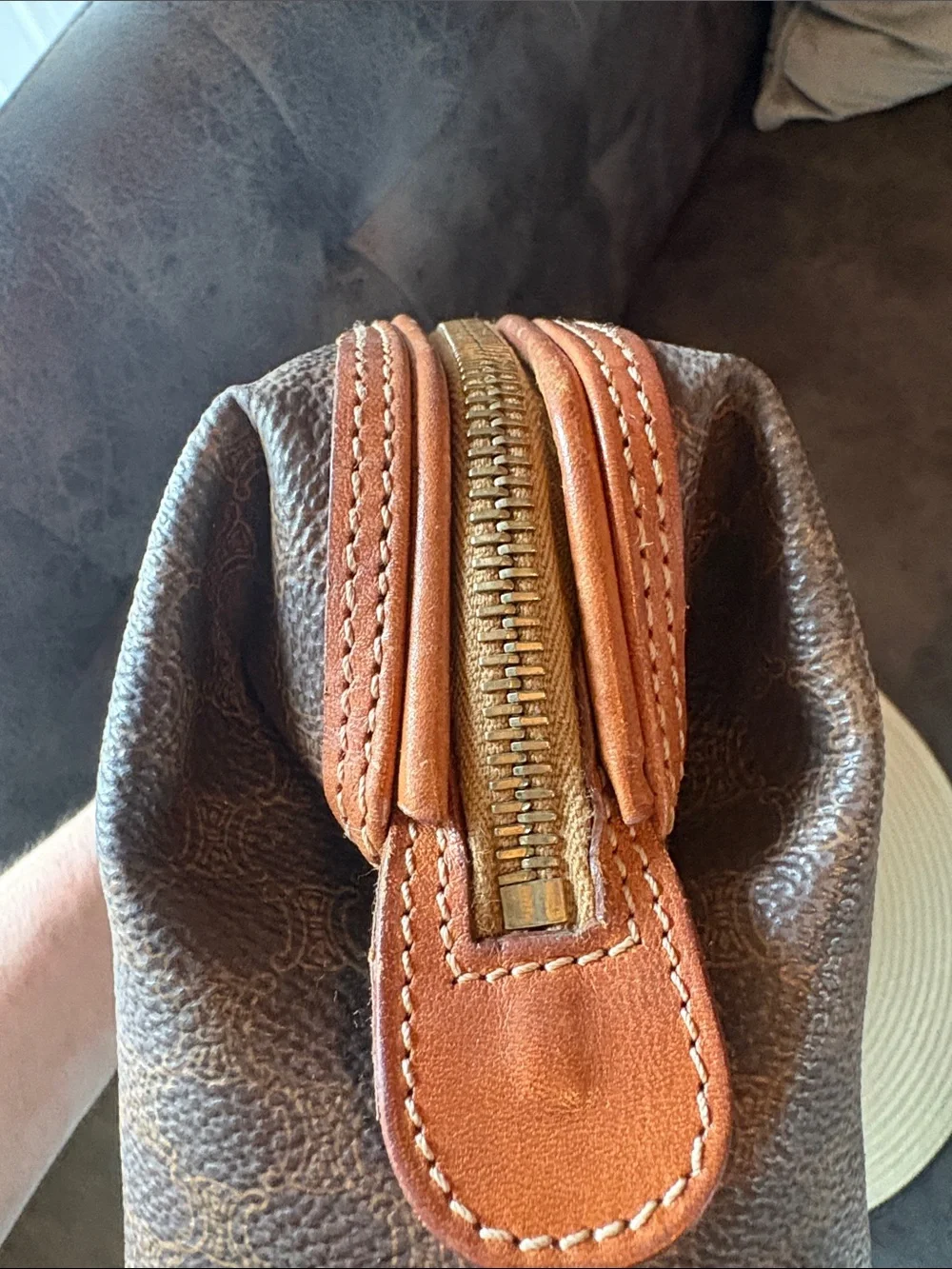 Celine Macadam Cosmetic/toiltry Pouch